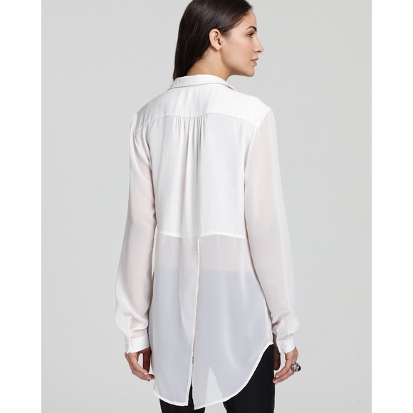 Free People Best of Both Worlds Sheer Top XS - Picture 5 of 5